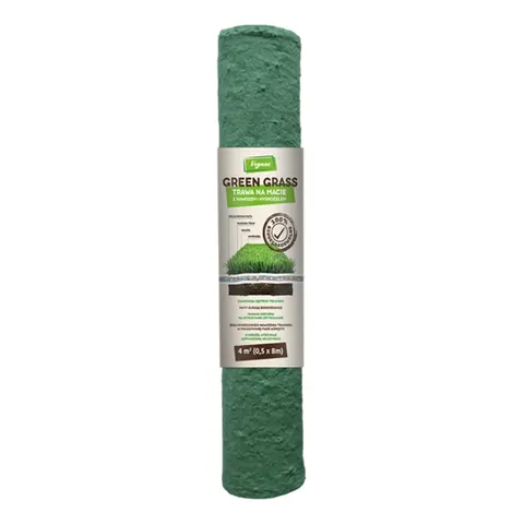 Nasiona trawy na rolce 4 m² + nawóz + hydrożel – ekspresowy trawnik – Vegano Green Grass