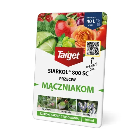 Siarkol 800 SC 100 ml – skuteczny środek grzybobójczy na mączniaka i choroby roślin – Target