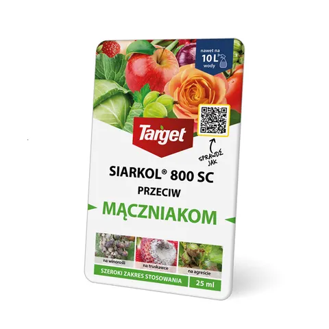 Siarkol 800 SC 25 ml – skuteczny środek grzybobójczy na mączniaka i choroby roślin – Target