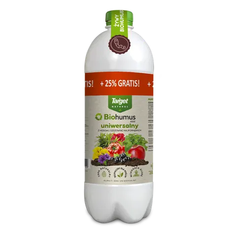 Biohumus Max ekologiczny – 1,25 l – poprawia glebę i wspiera wzrost – Target