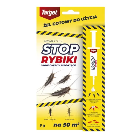 Żel na rybiki i karaluchy 4roach – 5 g – zwalcza owady biegające w domu – Target