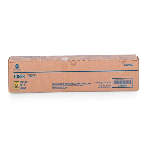 Toner KONICA MINOLTA A33K250 - żółty, 25000 stron
