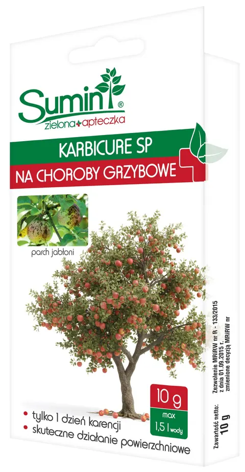 Karbicure SP 10 g Sumin - środek na choroby grzybowe jabłoni
