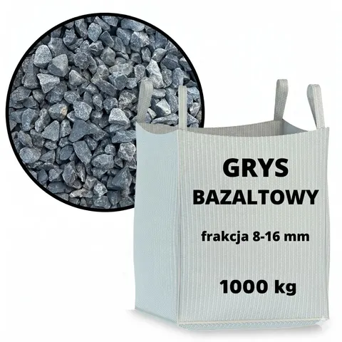 Grys Bazaltowy 8-16 mm 1000 kg Sand Kruszywa