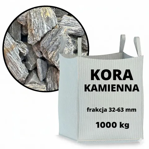 Kora Kamienna 32-63 mm 1000 kg Sand Kruszywa