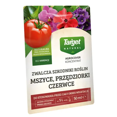 Agrocover Koncentrat 50 ml Target – naturalny preparat na mszyce, przędziorki i tarczniki