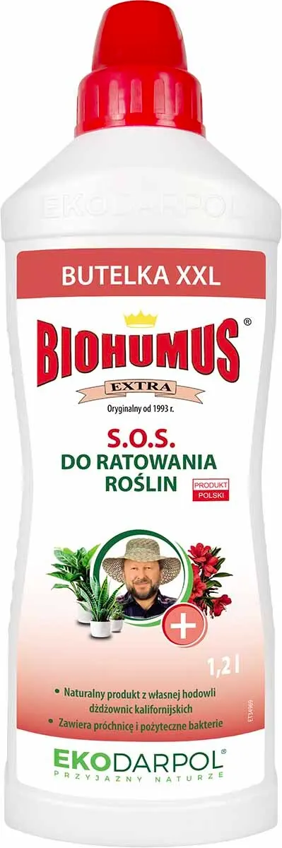 Biohumus Extra SOS do ratowania roślin 1,2 litra
