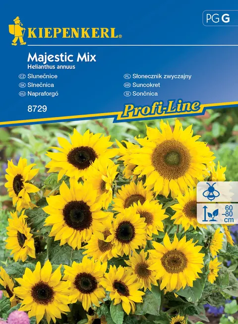 Słonecznik zwyczajny "Majestic Mix"