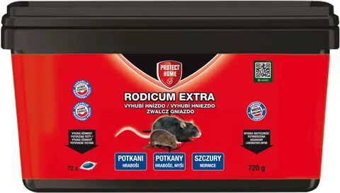 Rodicum Extra – pasta trutka na szczury i nornice – 720 g