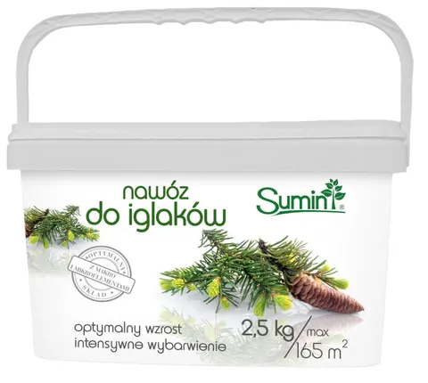 Nawóz do iglaków - granulowany nawóz do roślin iglastych 2,5 kg Sumin