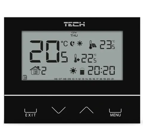TECH Regulator pokojowy ST-292 V3 - czarny