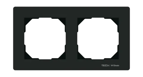 Tech Sinum FG-02 Ramka Szklana podwójna (czarna)