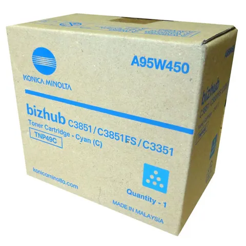 Toner KONICA MINOLTA TNP-49C - cyan, 12000 stron