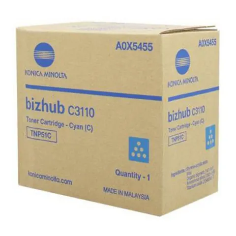 Toner KONICA MINOLTA TNP-51C - cyan, 5000 stron