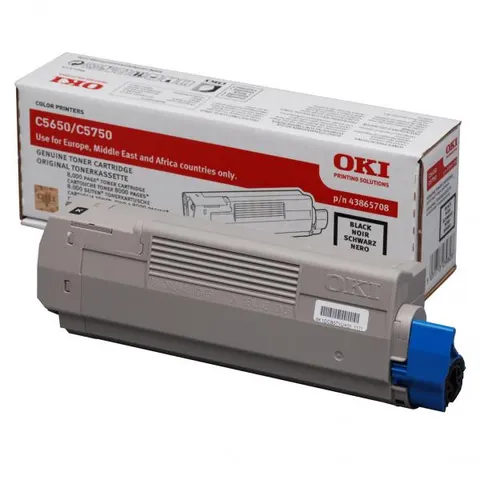 Toner OKI 43865708 - czarny, 8000 stron