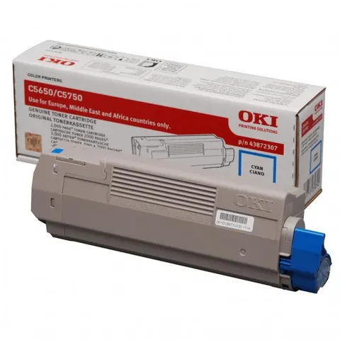 Toner OKI 43872307 - cyan, 2000 stron