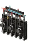 Brygada 3D+ 8054 (KRE 3D, UNI, VTA372, VRG432, pompy DN25 LFP, siłownik ARA)