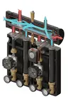 Kompania PRO 384 (SKE 2DC+ 55kW, VTA322, VRG432, pompy DN25 Grundfos, siłownik ARA)