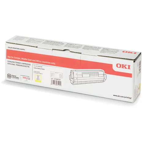 Toner OKI 47095701 - żółty, 5000 stron