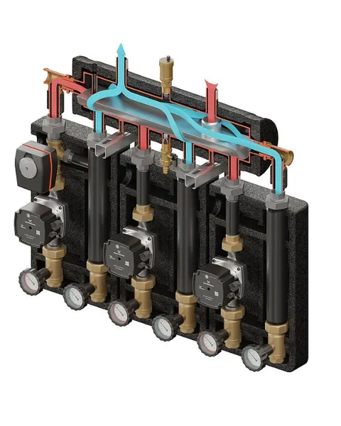Kompania PRO 3D+ 9555 (SKE 2DC+ 55kW, 3 x VTA372, pompy DN25 Grundfos)