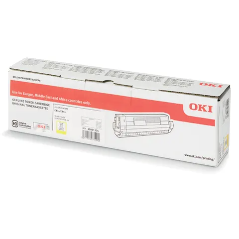 Toner OKI 46861305 - żółty, 10000 stron