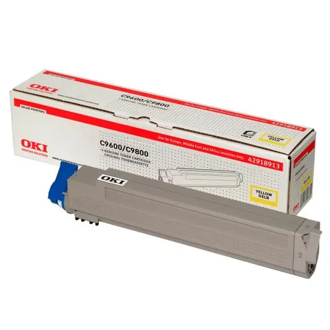Toner OKI 42918913 - żółty, 15000 stron