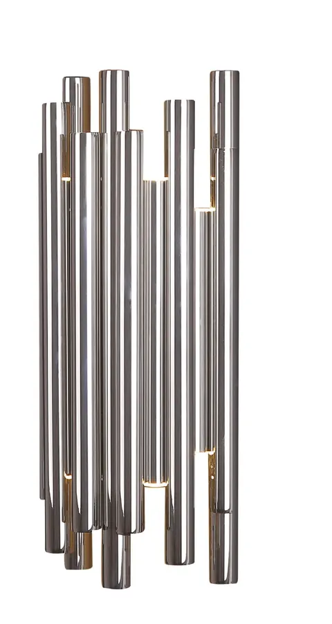 Kinkiet ścienny chromowane tuleje Max Light W0186 Organic LED 8x1W 3000K