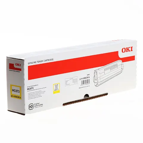 Toner OKI 45862814 - żółty, 10000 stron