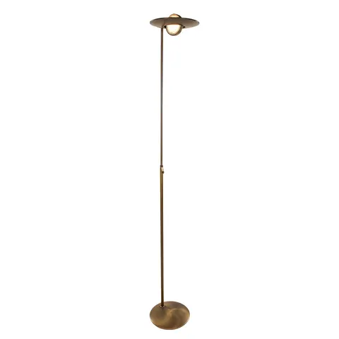 Mosiężna prosta lampa podłogowa ledowa Steinhauer 1477BR Zenith LED 22W 3000K 187cm