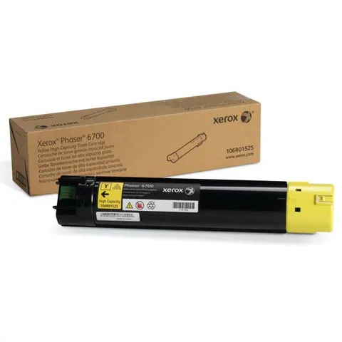 Toner XEROX 106R01525 - żółty, 12000 stron