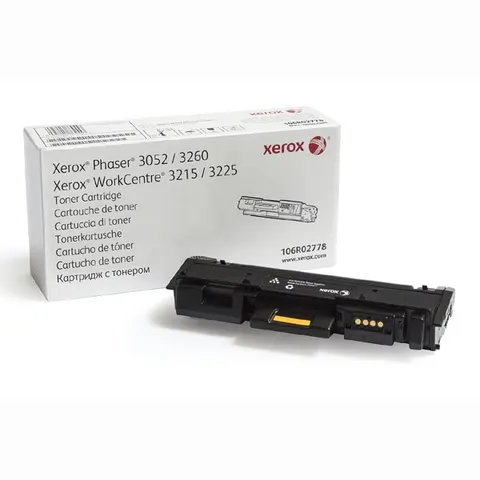 Toner XEROX 106R02778 - czarny, 3000 stron