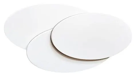 Biały kinkiet trzy płaskie okręgi Azzardo AZ2998 Clover LED 12W 3000K