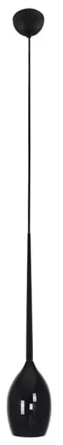 Lampa wisząca łezka z czarnym kloszem Azzardo AZ0130 Izza E14