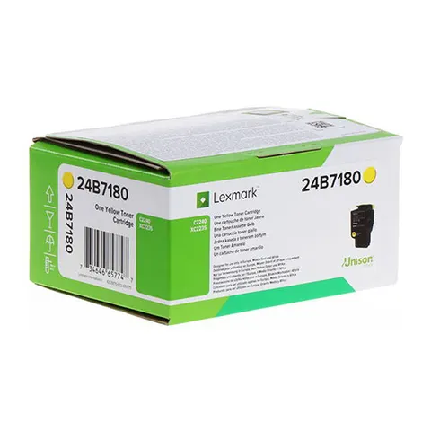 Toner LEXMARK 24B7180 - żółty, 6000 stron