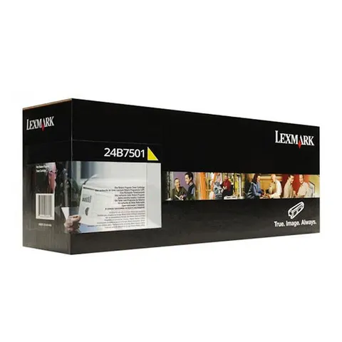 Toner LEXMARK 24B7501 - żółty, 6000 stron