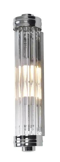 Chromowany kinkiet walec z szklanym kloszem Max Light W0241 Florence 2xE14
