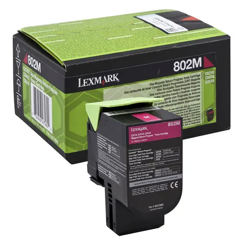 Toner LEXMARK 80C0S20 - cyan, 2000 stron