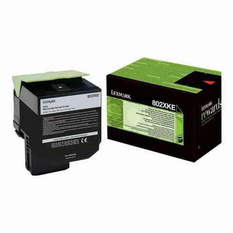 Toner LEXMARK 80C2XKE - czarny, 8000 stron