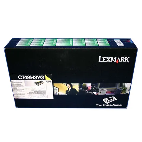 Toner LEXMARK C748 - żółty, 10000 stron