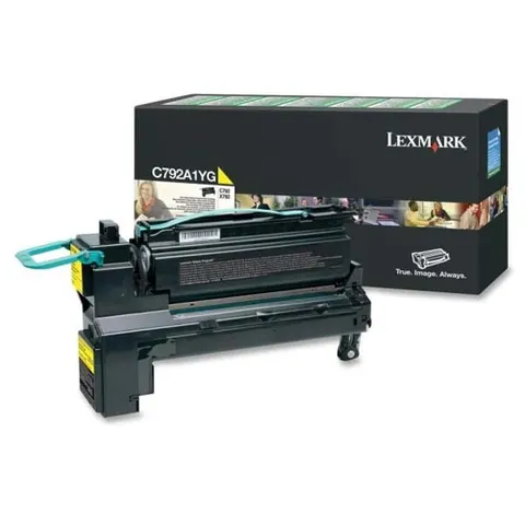 Toner LEXMARK C792A1YG - żółty, 6000 stron