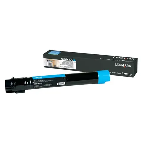 Toner LEXMARK C950X2CG - cyan, 22000 stron