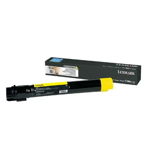 Toner LEXMARK C950X2YG - żółty, 22000 stron