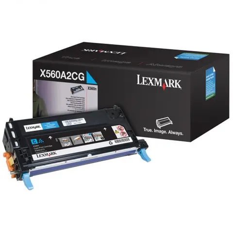 Toner LEXMARK X560A2CG - cyan, 4000 stron