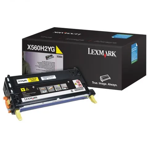 Toner LEXMARK X560H2YG - żółty, 10000 stron