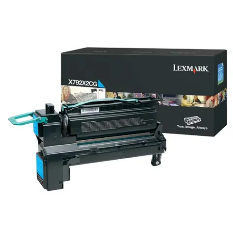 Toner LEXMARK X792X2CG - cyan, 20000 stron