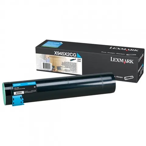 Toner LEXMARK X945X2C - cyan, 22000 stron