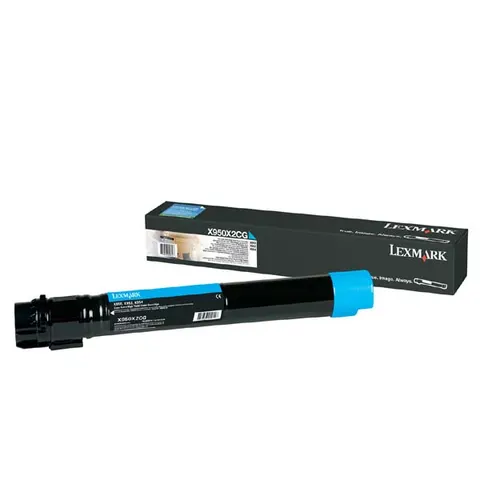 Toner LEXMARK X950X2CG - cyan, 24000 stron