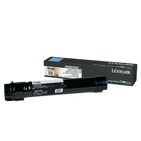Toner LEXMARK X950X2KG - czarny, 38000 stron