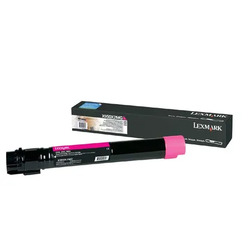 Toner LEXMARK X950X2MG - magenta, 24000 stron