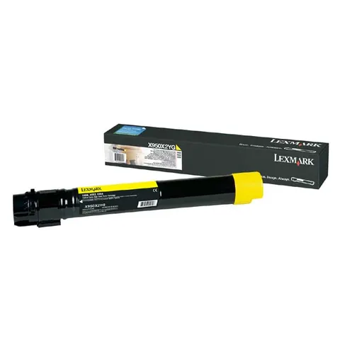 Toner LEXMARK X950X2YG - żółty, 24000 stron